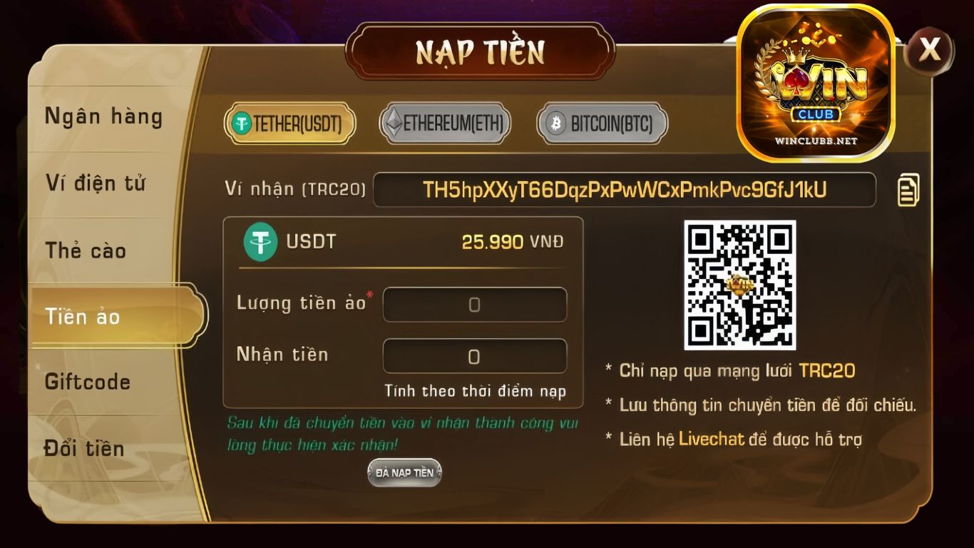 Hướng Dẫn Nhanh Nạp Rút Tiền Winclub Hướng Dẫn Nhanh Nạp Rút Tiền Winclub